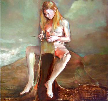 Original Realism Nude Paintings by Maria Teresa Crawford Cabral