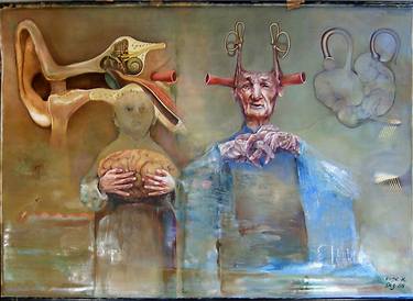 Original Surrealism Fantasy Paintings by Maria Teresa Crawford Cabral