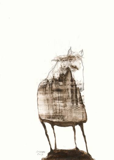 Print of Expressionism Animal Drawings by Maria Teresa Crawford Cabral