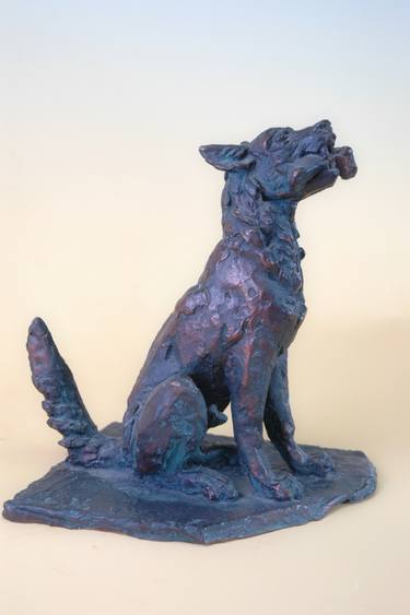 Original Dogs Sculpture by Marijke A Deege