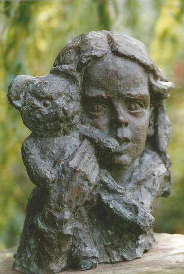 Original Portrait Sculpture by Marijke A Deege