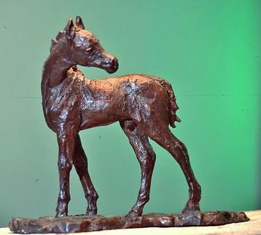 Original Horse Sculpture by Marijke A Deege 