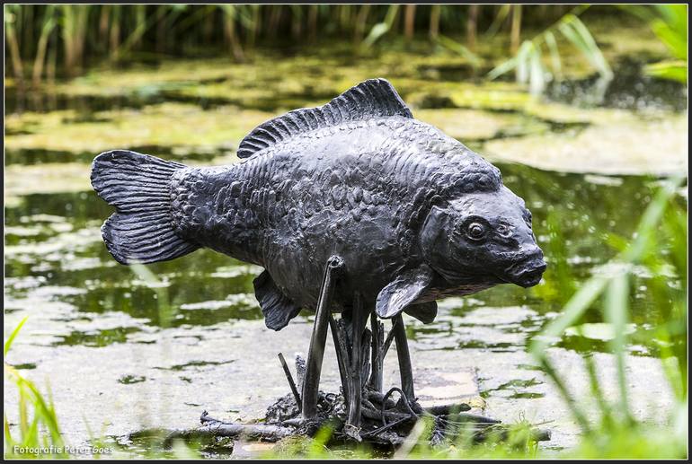 Carp Sculpture by Marijke A Deege Saatchi Art