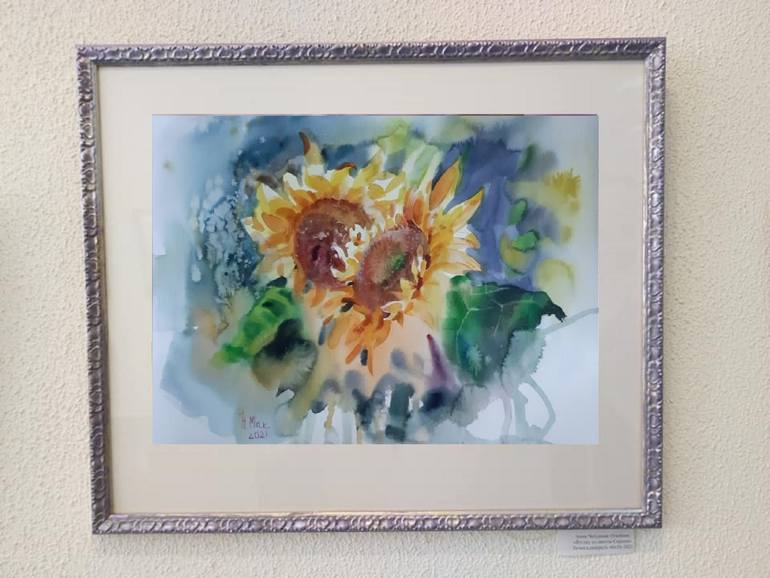 Original Expressionism Floral Painting by Наталья Макоед