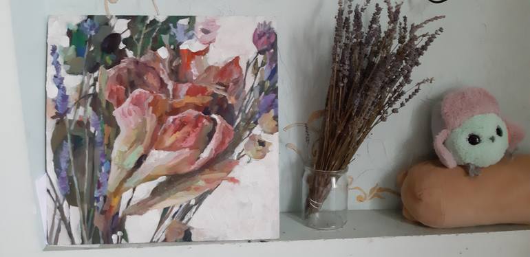 Original Expressionism Botanic Painting by Наталья Макоед