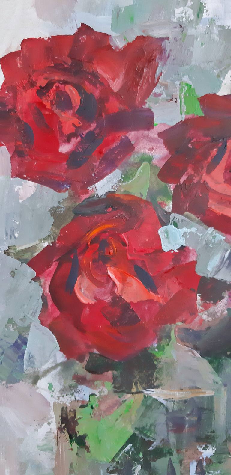 Original Impressionism Floral Painting by Наталья Макоед