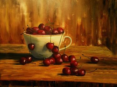 Original Fine Art Still Life Paintings by Egidijus Bulota