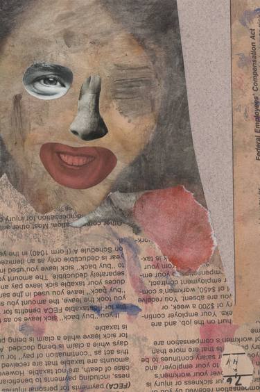 Print of Dada Portrait Collage by Joey Hirsh