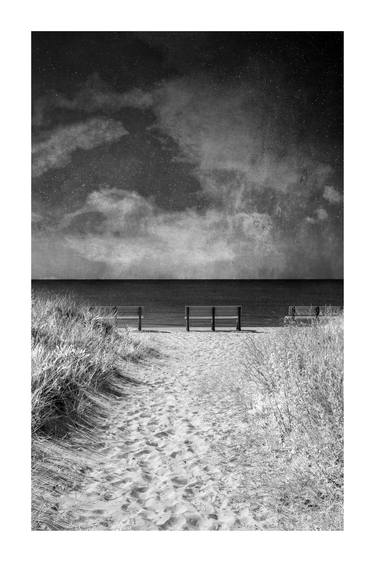 Benches by the Sea, No. 2, 12 x 18" - Limited Edition of 90 thumb
