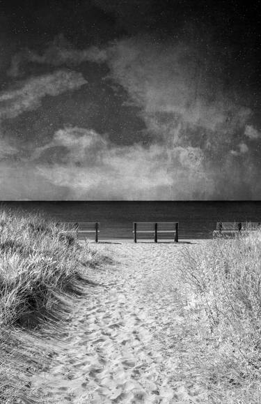 Benches by the Sea, No. 2, 24 x 36" - Limited Edition of 20 thumb