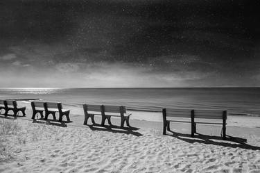 Benches by the Sea, No. 1, 18 x 12" - Limited Edition of 90 thumb