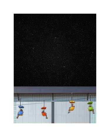 Riding Beneath a Starry Sky, 8 x 10" - Limited Edition of 90 thumb