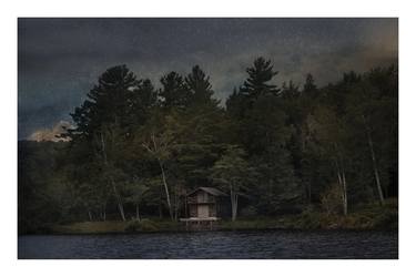 Log Camp - 24 x 16" - Dusk Series - Limited Edition of 40 thumb