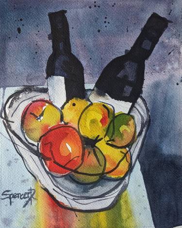 Original Expressionism Food & Drink Paintings by Spencer Riddile