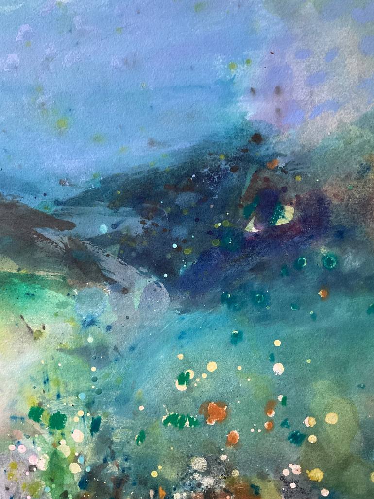 Original Abstract Landscape Painting by Carol Mcdermott