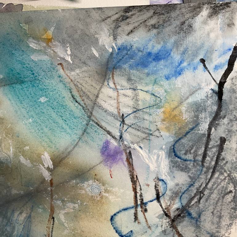 Original Abstract Landscape Painting by Carol Mcdermott