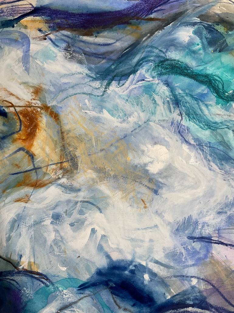 Original Abstract Expressionism Landscape Painting by Carol Mcdermott