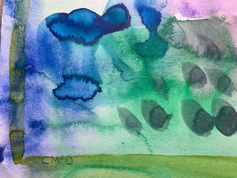 Original Abstract Landscape Painting by Carol Mcdermott