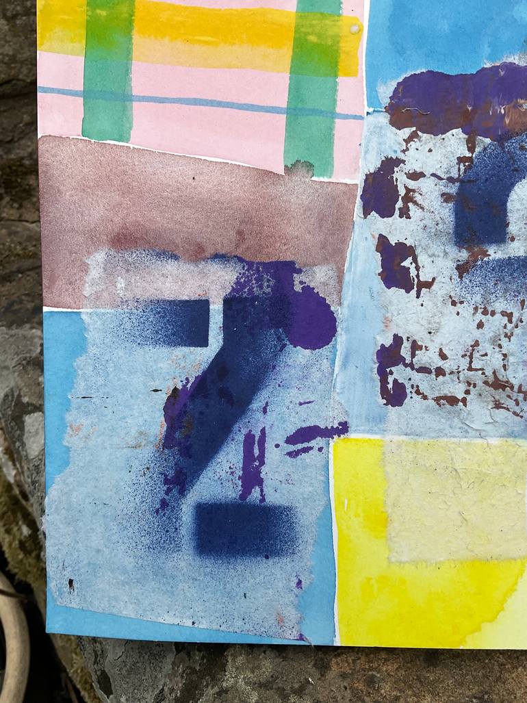 Original Conceptual Abstract Mixed Media by Carol Mcdermott