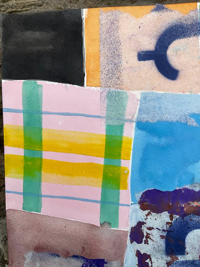 Original Conceptual Abstract Mixed Media by Carol Mcdermott