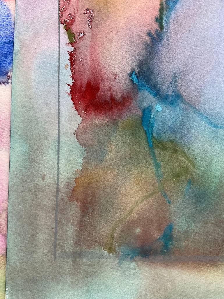 Original Color Field Painting Abstract Painting by Carol Mcdermott