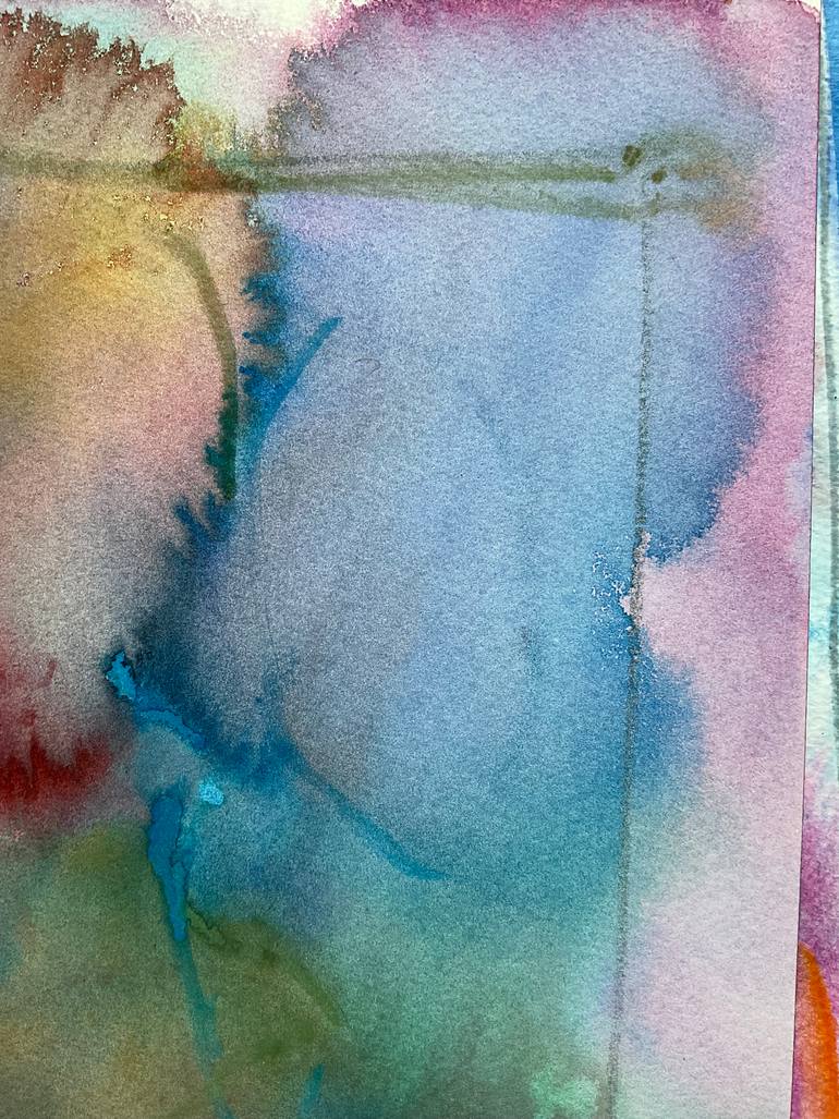 Original Color Field Painting Abstract Painting by Carol Mcdermott