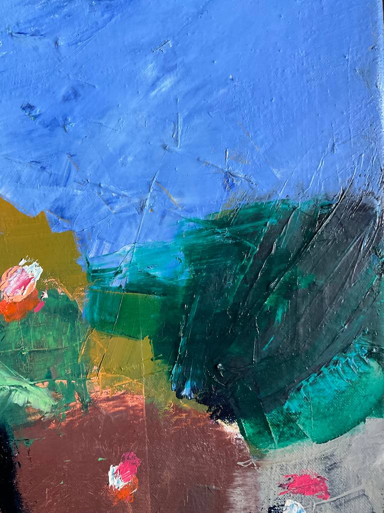 Original Abstract Landscape Painting by Carol Mcdermott