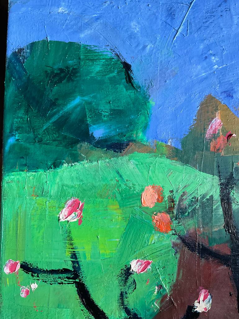 Original Abstract Landscape Painting by Carol Mcdermott