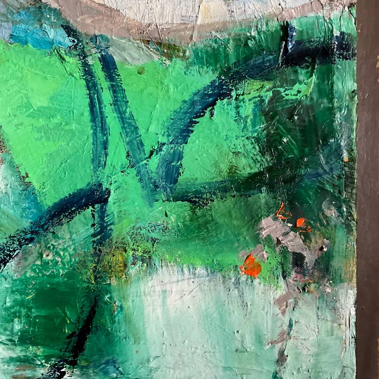 Original Abstract Landscape Painting by Carol Mcdermott