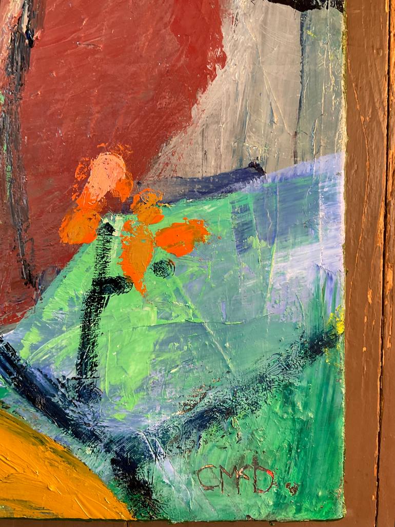 Original Abstract Landscape Painting by Carol Mcdermott