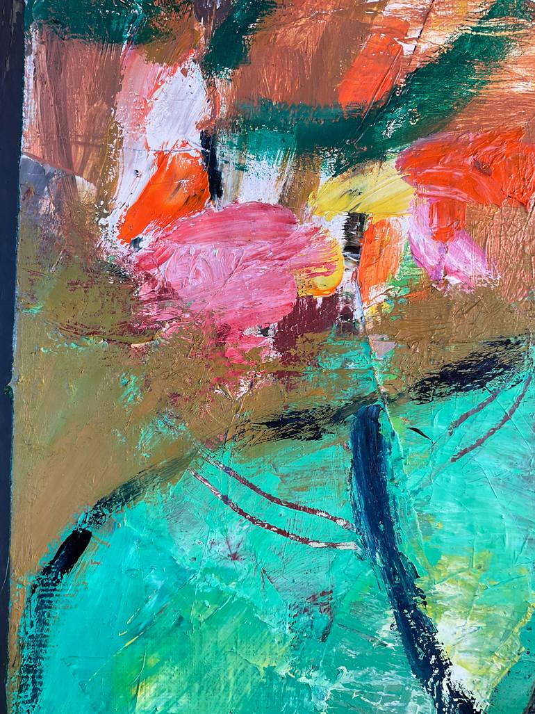 Original Abstract Landscape Painting by Carol Mcdermott