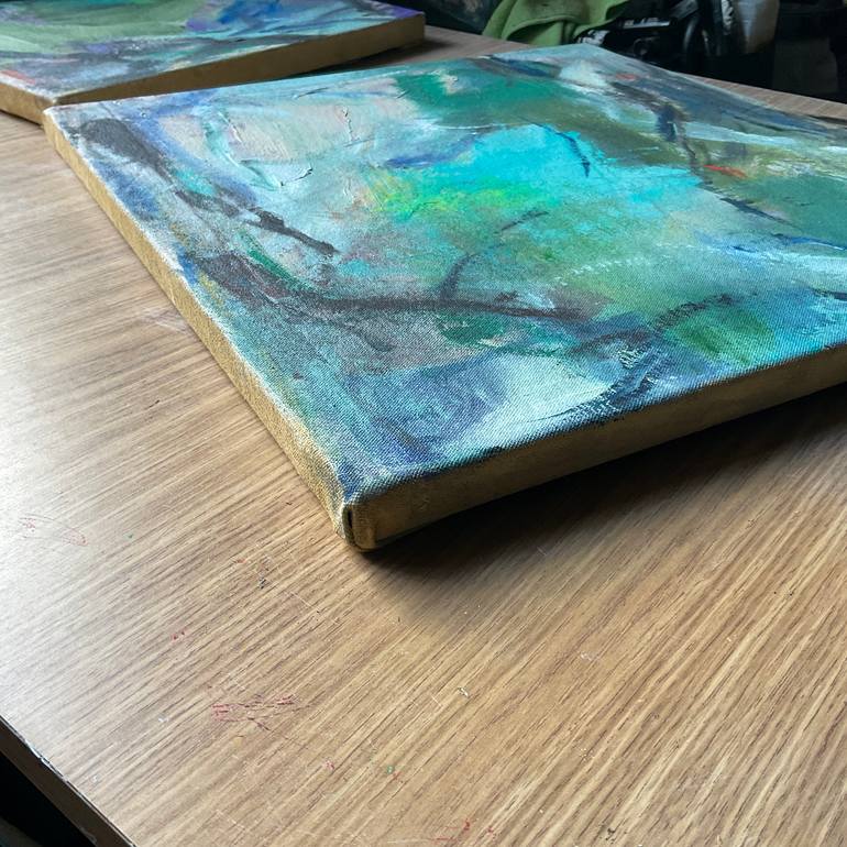 Original Abstract Expressionism Abstract Painting by Carol Mcdermott