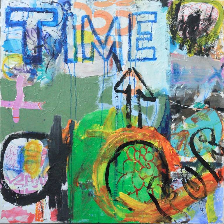 Print of Abstract Expressionism Time Paintings by Carol Mcdermott