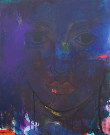 Original Abstract Portrait Paintings by Carol McDermott