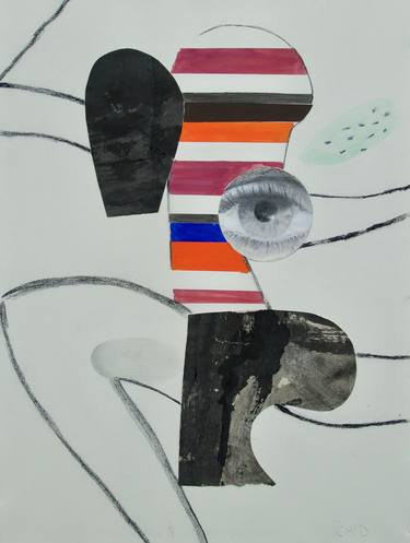 Print of Modern Abstract Collage by Carol McDermott