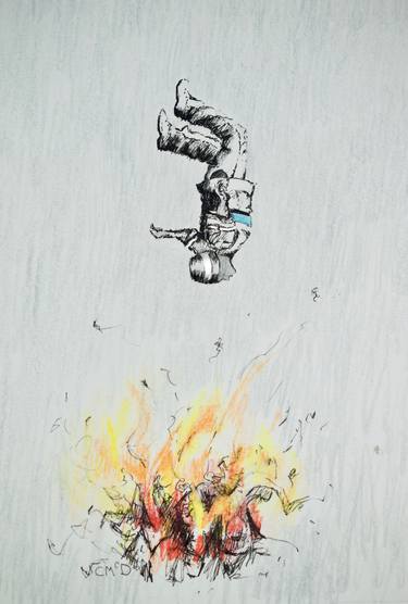 Print of Street Art Graffiti Drawings by Carol McDermott