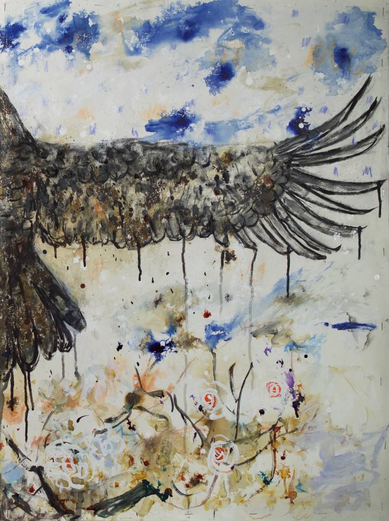 Original Expressionism Nature Painting by Carol Mcdermott