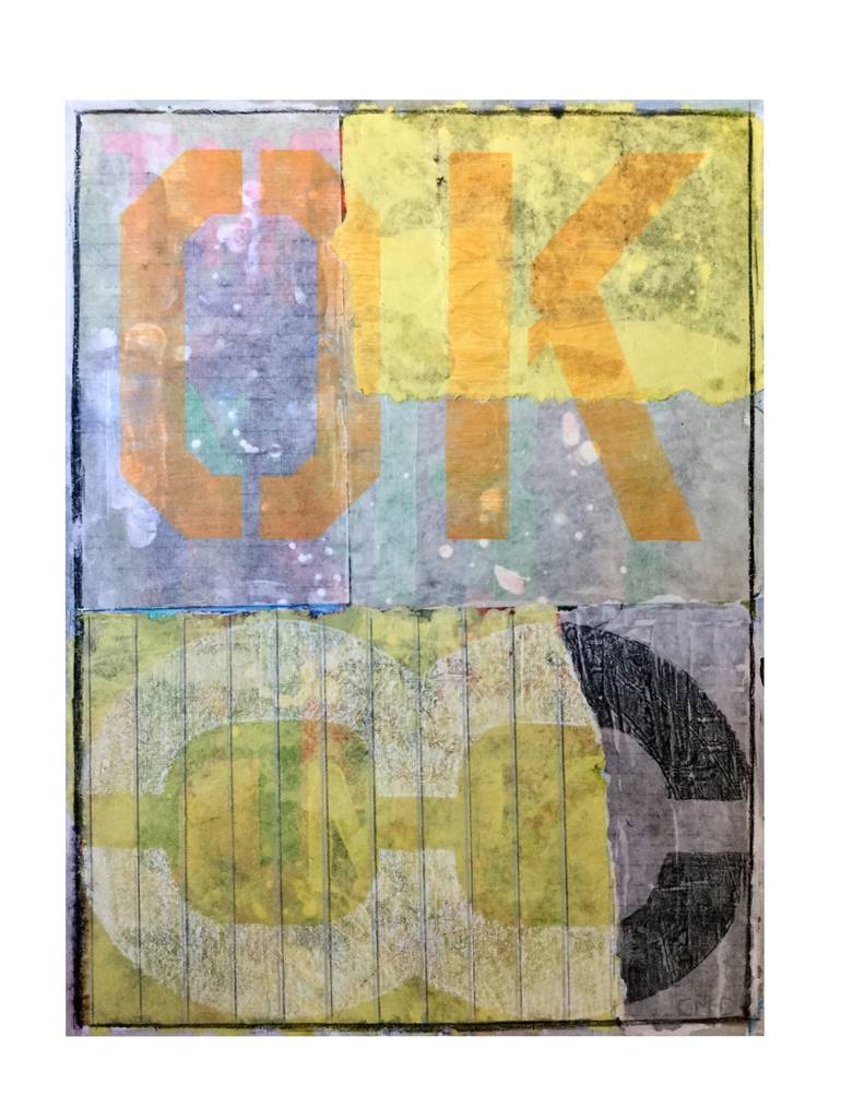Original Abstract Collage by Carol McDermott