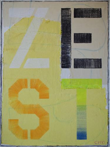 Print of Typography Collage by Carol McDermott