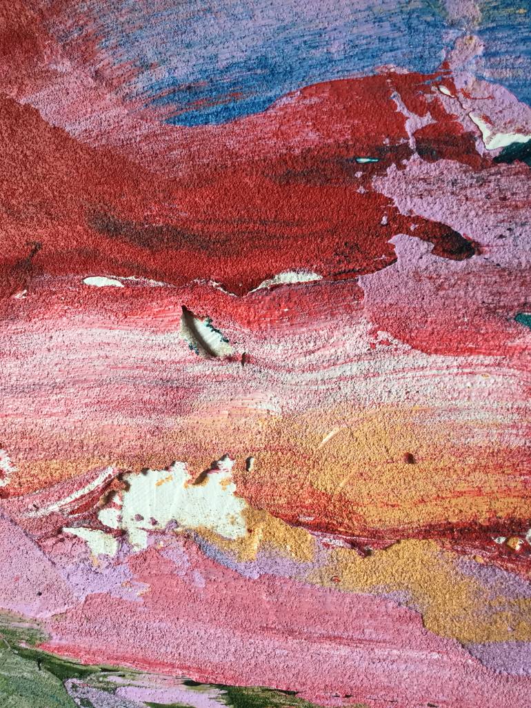 Original Abstract Landscape Painting by Carol Mcdermott