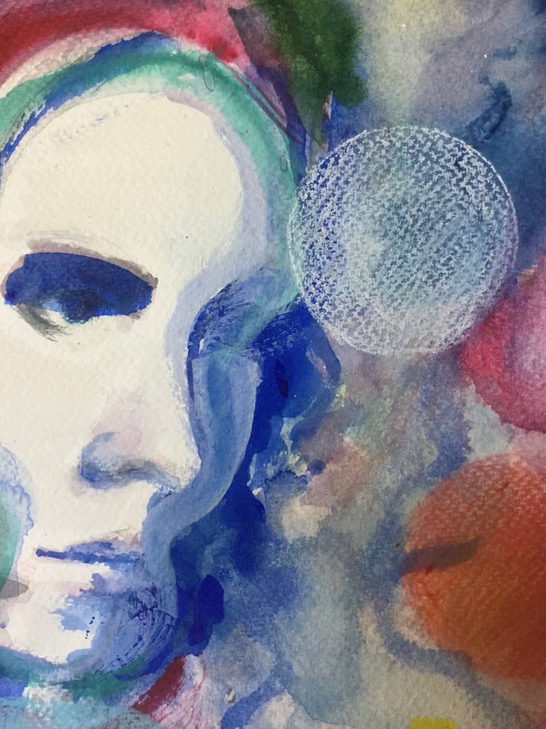 Original Abstract Pop Culture/Celebrity Painting by Carol Mcdermott