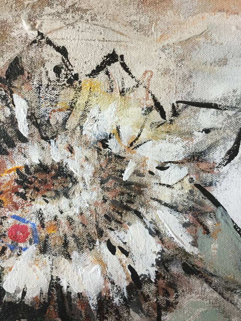 Original Figurative Floral Painting by Carol Mcdermott