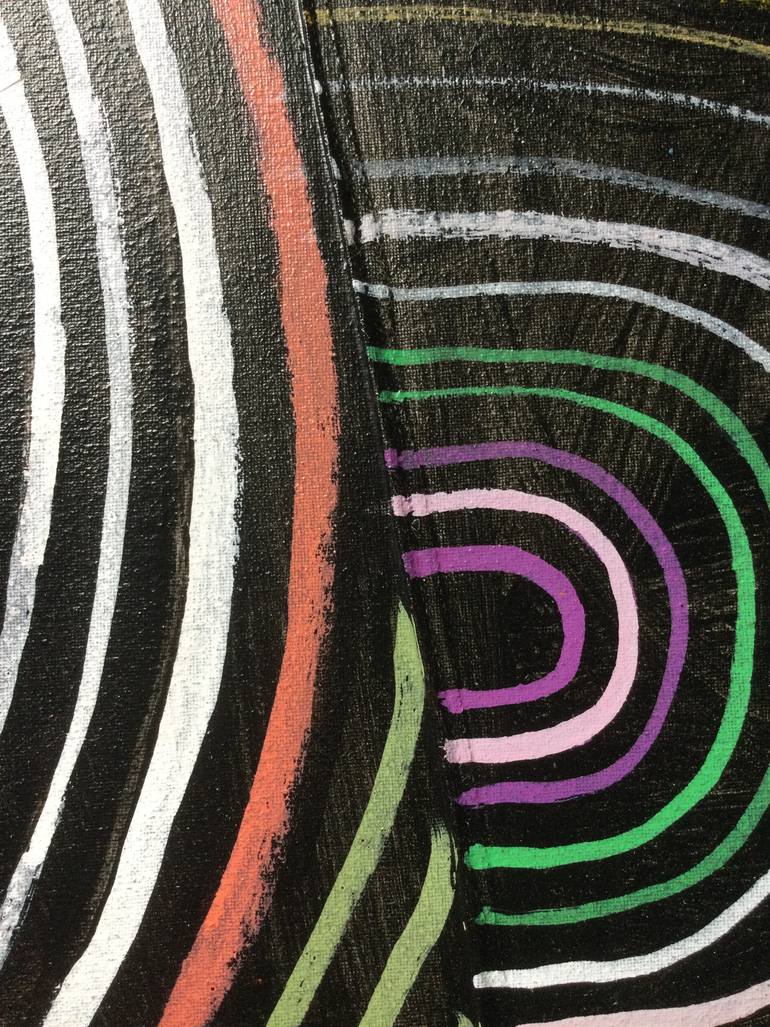 Original Cubism Abstract Painting by Carol Mcdermott