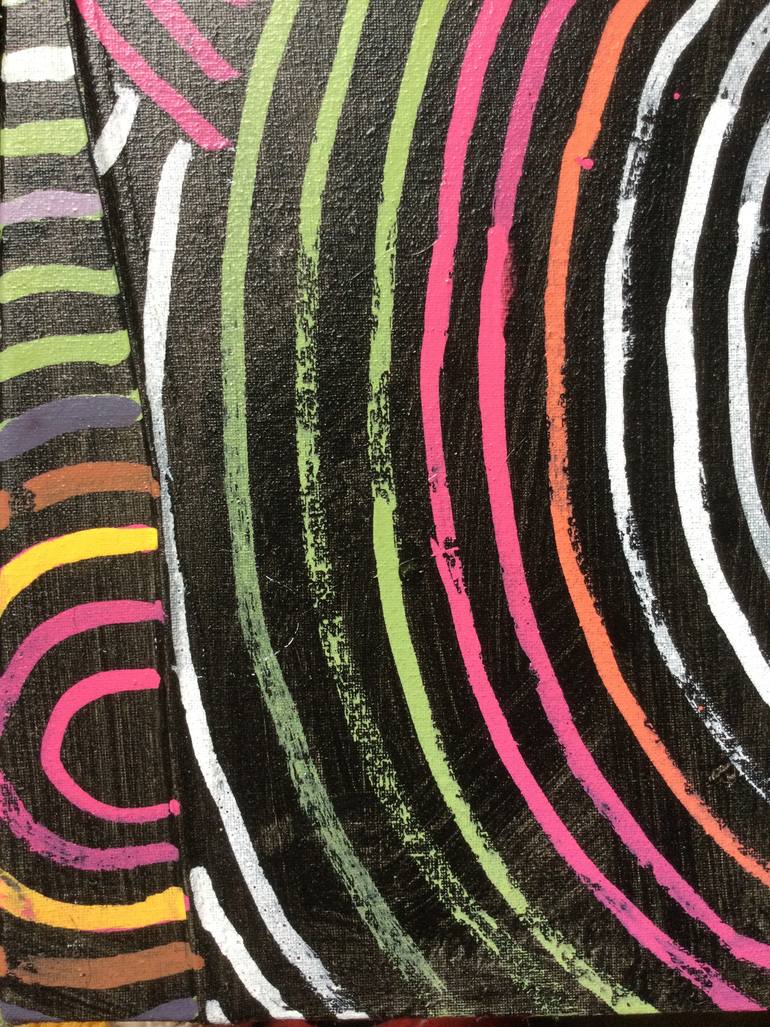 Original Cubism Abstract Painting by Carol Mcdermott