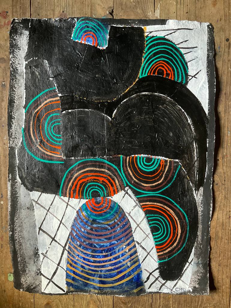 Original Fine Art Abstract Painting by Carol Mcdermott