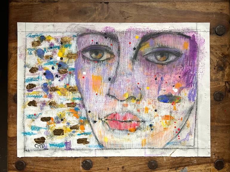 Original Art Deco Cinema Painting by Carol Mcdermott