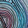 A new body of work exploring the artists journey through life, similar to the native Aboriginal people of Australia. Carol explores and traces her steps using a line, in this instance a curved line. Lines can merge, smudge, be sharp/hard, soft and irregular, just like a life journey, when gathering experiences, joy or hardship.Zen vibes. The work is created on a wonderful textured hand made cotton rag paper, with lovely deckle edges so can be framed with or without a mount.