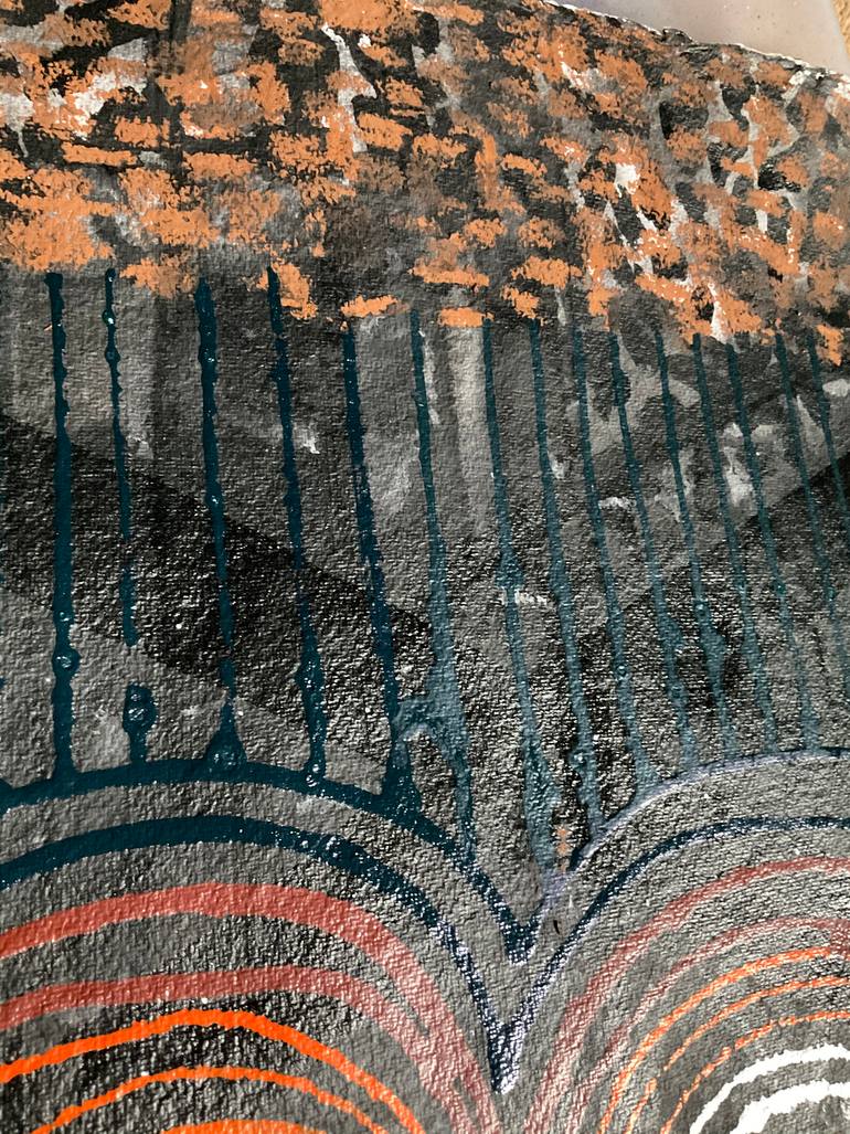 Original Conceptual Abstract Painting by Carol Mcdermott