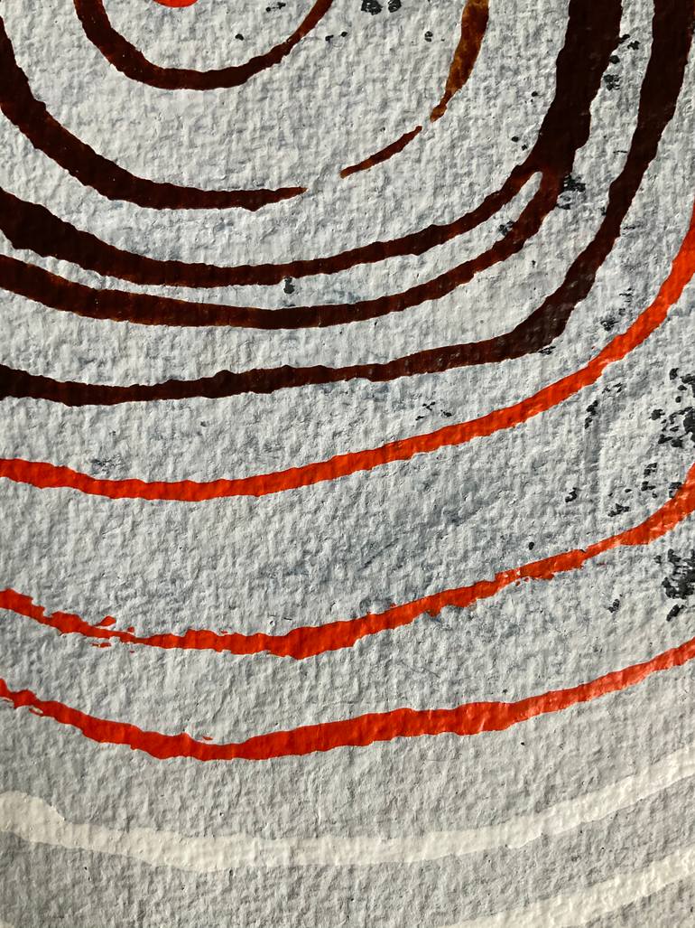 Original Conceptual Abstract Painting by Carol Mcdermott