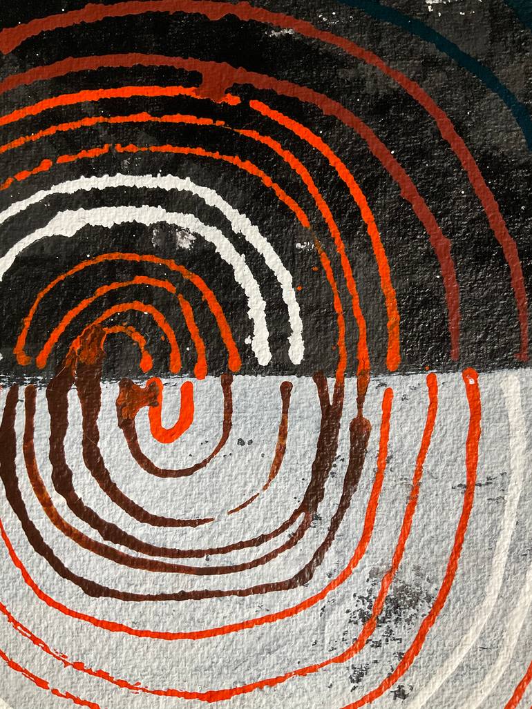 Original Conceptual Abstract Painting by Carol Mcdermott